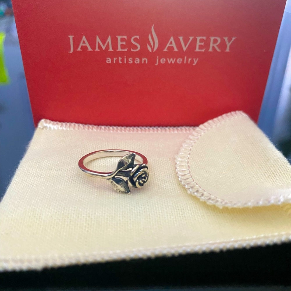 JAMES AVERY Small Rose Ring SIZE 6